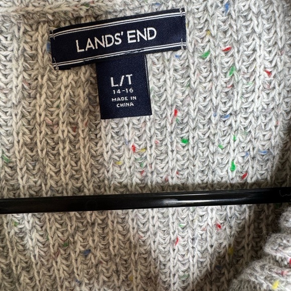 LANDS END CONFETTI KNIT SWEATER - Picture 4 of 5